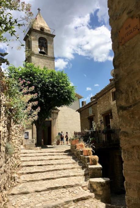 Ferienwohnung La Vue Est Belle Montbrun-les-Bains Exterior foto